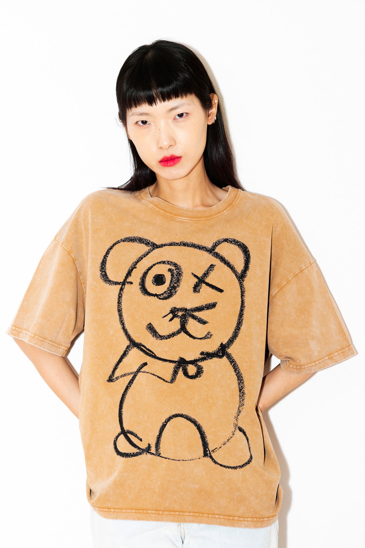 Graffiti Bear Mocha Tee