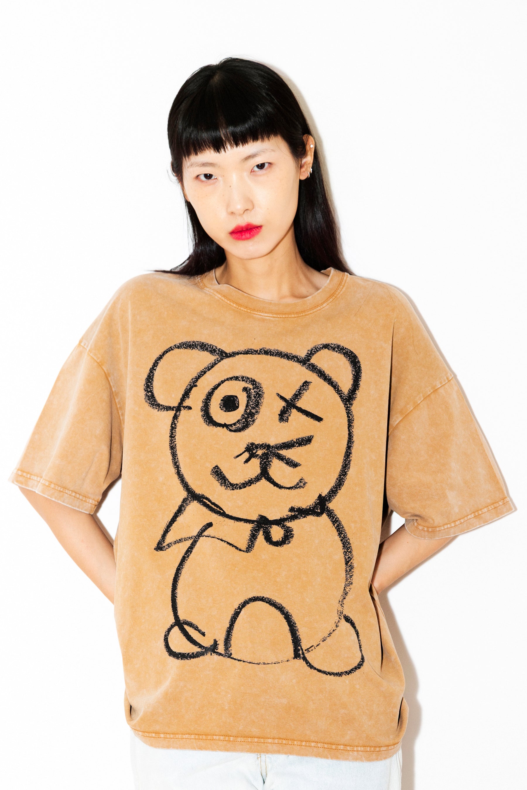 Graffiti Bear Mocha Tee