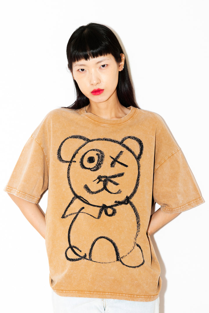 Graffiti Bear | Universal Mocha Tee