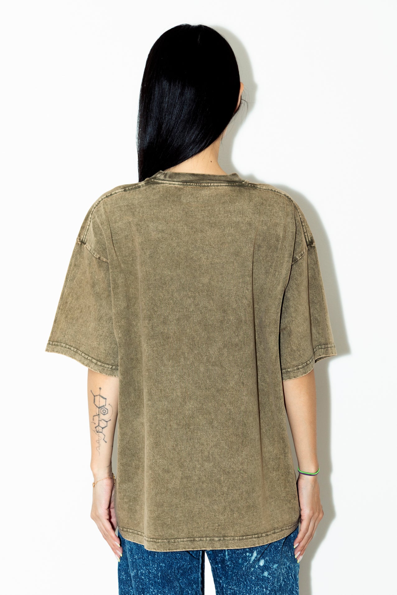 Graffiti Bear Olive Tee
