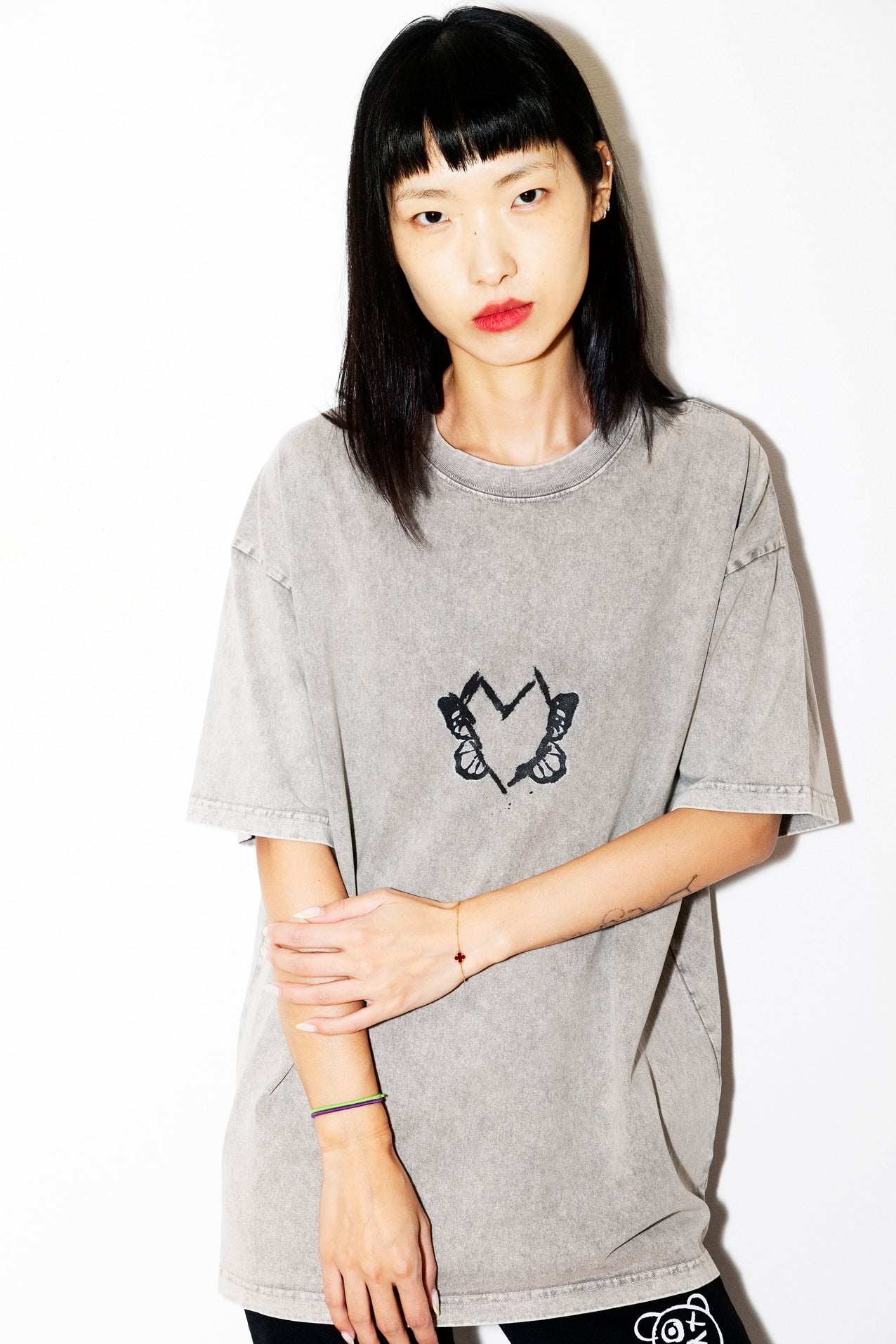 Hearts Evolve Stone Tee