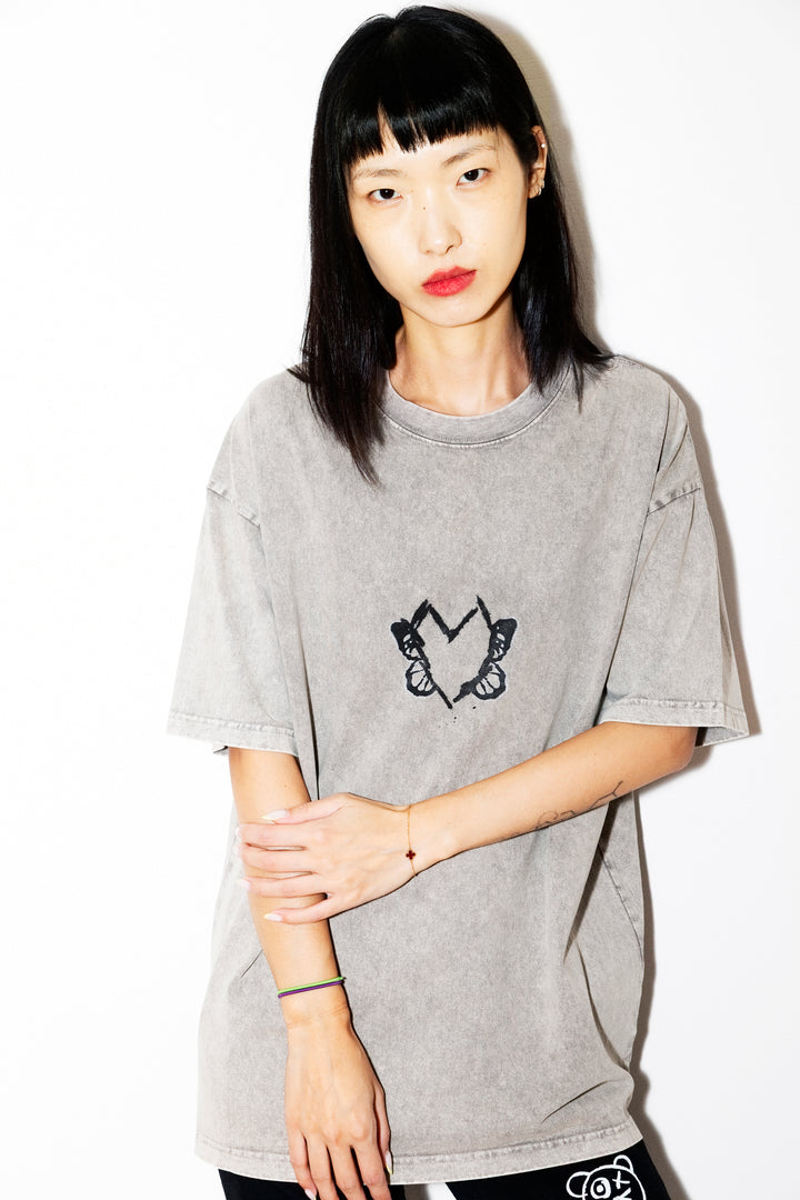 Hearts Evolve Stone Tee