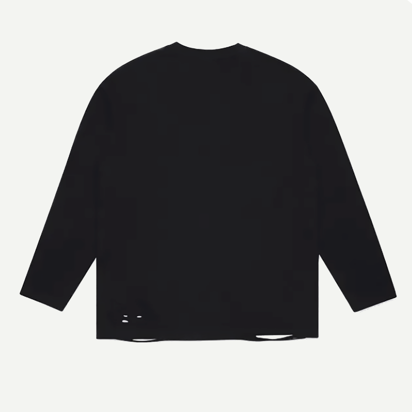 LEGACY LOGO LONG SLEEVE DISTRESSED TEE